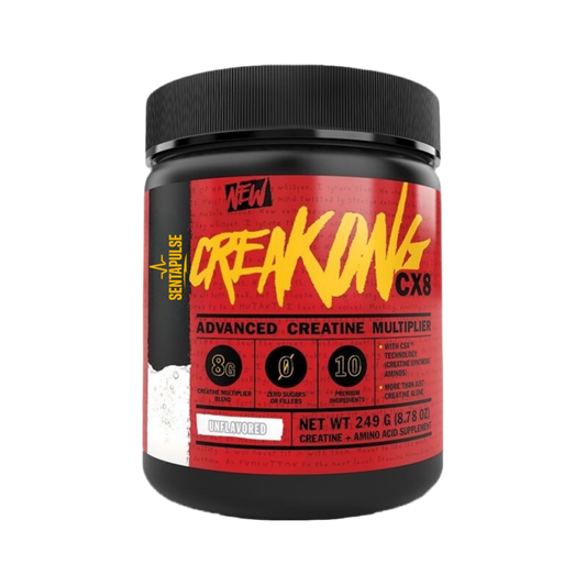 Creakong CX8 – complexe de créatines (monohydrate, malate, chélate) pour prise de force, volume musculaire et performance sportive